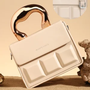 The Caldera Boxed Hand Bag - Beige