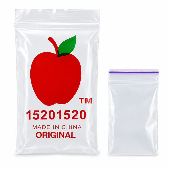 Apple Brand Zip Lock Bags 15x20mm
